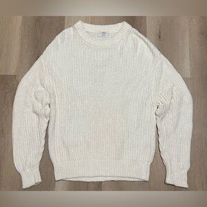 Aritzia| Wilfred| Cream chenille sweater